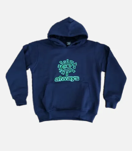 Adwysd Always Logo Hoodie Navy (2)