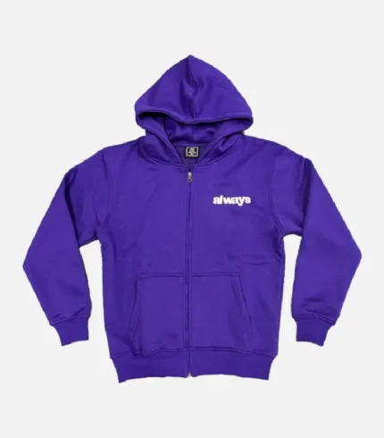 Adwysd Always Up Purple Zip Up Hoodie (2)