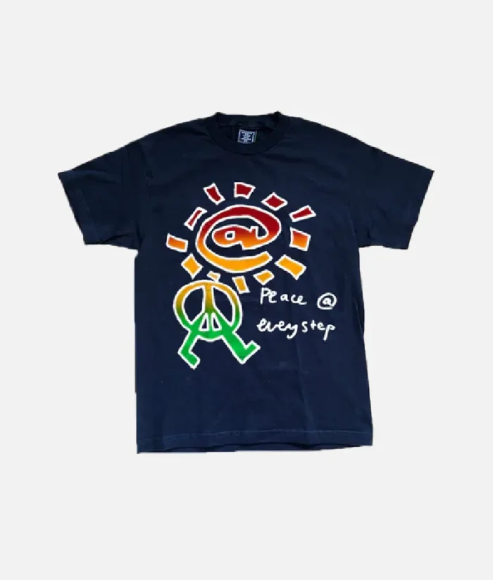 Adwysd Peace T Shirt Navy (2)