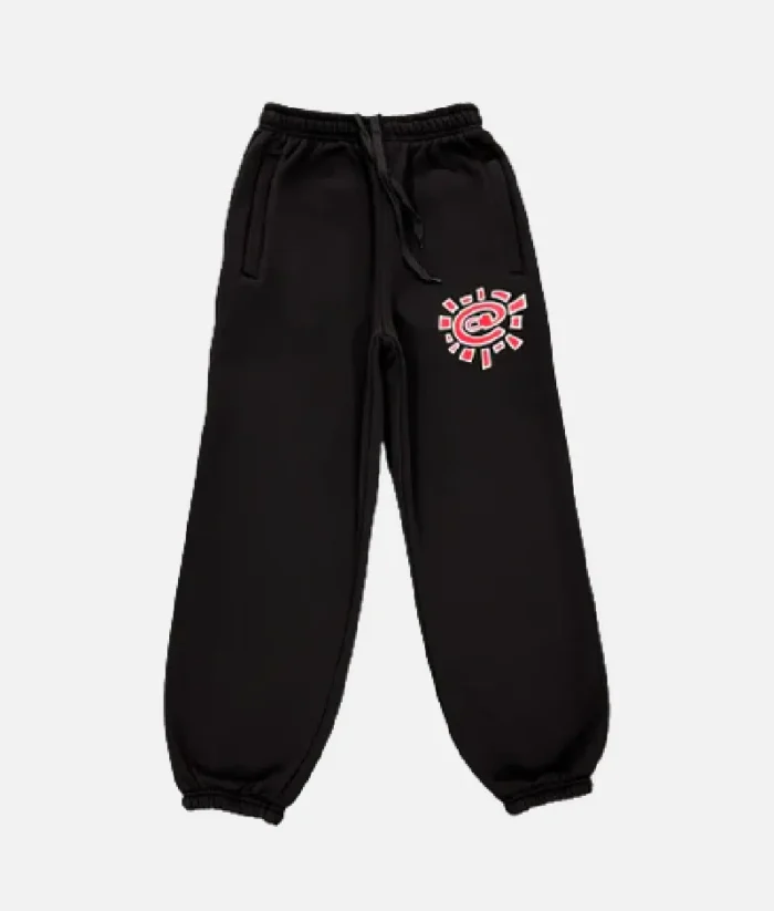 Adwysd Relaxed Joggers Black Red (2)