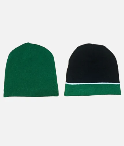 Adwysd Reversible No Cuff Beanie Green (1)